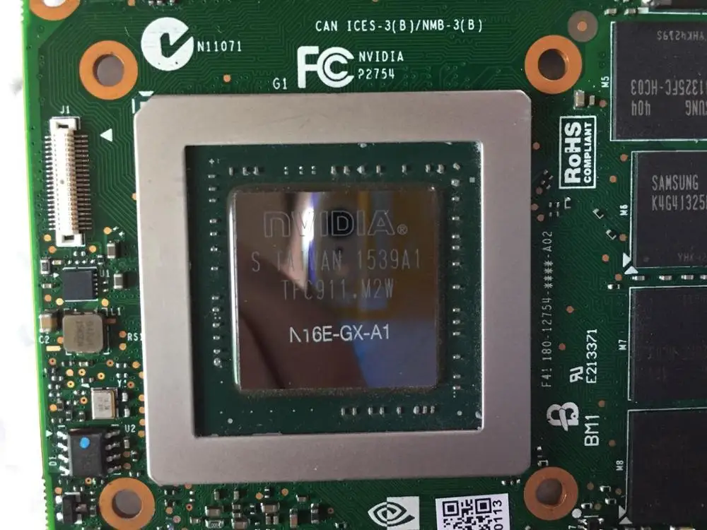 remarkable  Original GTX980M GTX 980M Video Vga Graphics Card 8GB GDDR5 N16E-GX-A1 MS-1W0H1 for Laptop MSI GT80