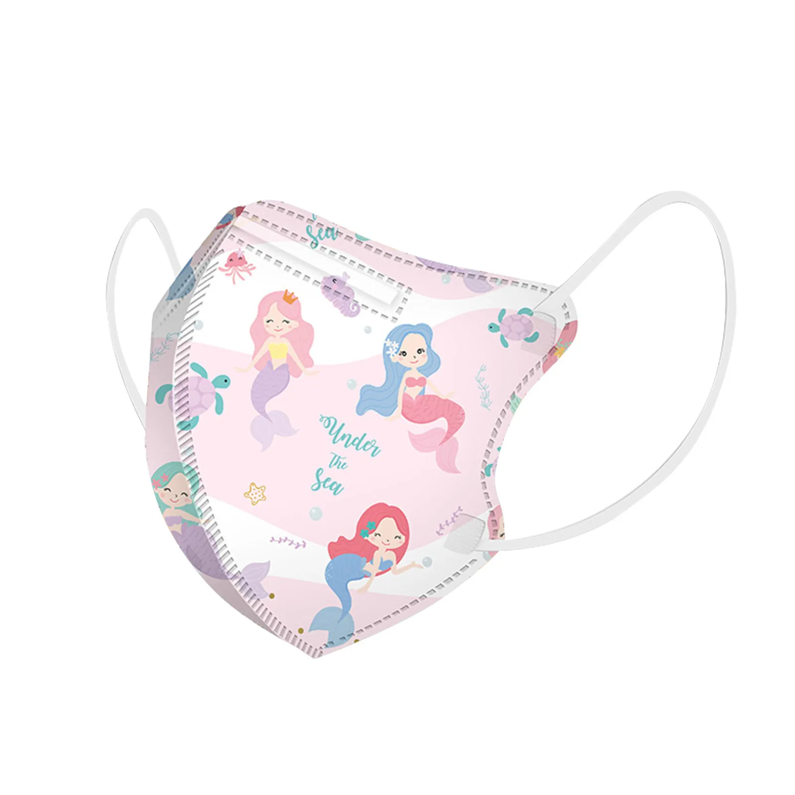 10PCS Children Mascarilla Fpp2 Homologada Face Mask 4-12Years Old Mascarillas Fpp2 Niños Hourse Printed Masque Enfant KN95 2
