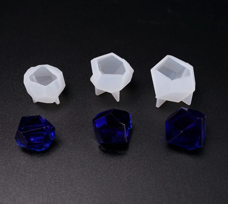 Популярные три размера алмазной поверхности формы набор настольные декоративные украшения формы аксессуары силиконовые формы