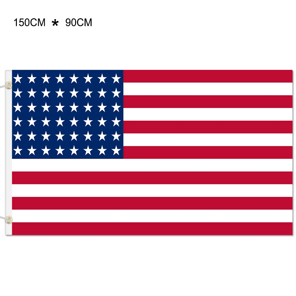 90x150 см Американский флаг высокого качества флаг США синяя линия Флаг США звезды и полосы США флаг дропшиппинг - Цвет: 90x150cm