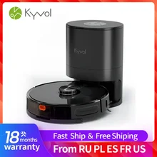 Kyvol Cybovac SC1MQ Robot Vacuum and Mop Automatic Dirt Disposal Lidar Navigation 3000Pa Suction Robotic Vacuum Cleaner with Ma
