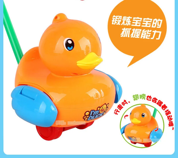 New Style Infants Learner Hand Push Dog Bell Gear Moving Children Stall Night Market Supply of Goods