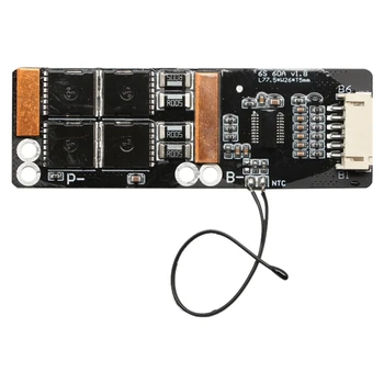 

6S 50A Li-Ion Lithium Battery Protection Board BMS 18650 Cells 6cm NTC Temperature for Car Washer Electric Drill Vacuum