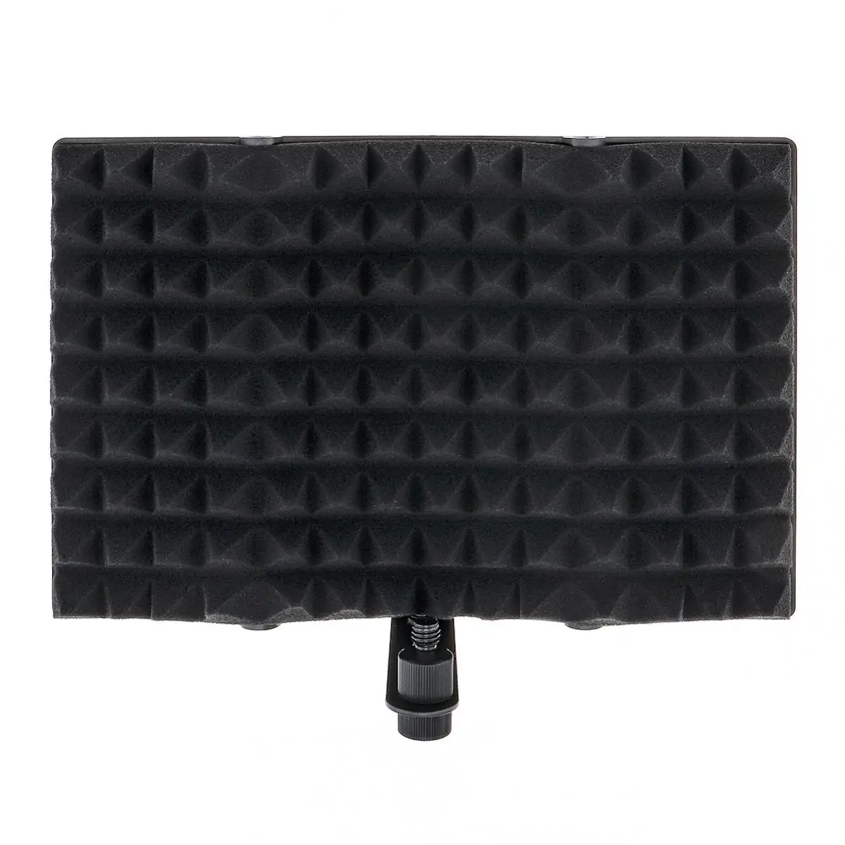 Protetor Plástico do Isolamento do Microfone 3-painel Curvado Superfície Tela de Vento e Rosqueado Alta Densidade de Absorção de Espuma - Image 2