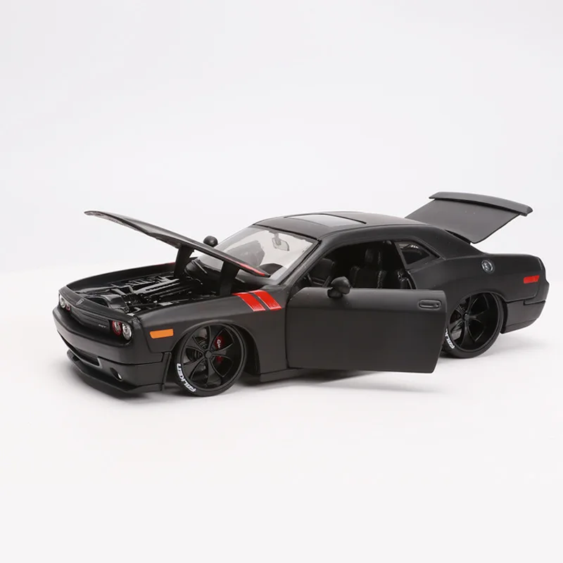 1:24 Высокая Имитация Dodge Challenger 2008 Challenger модифицированная версия литая модель машины Модель для детей Подарки
