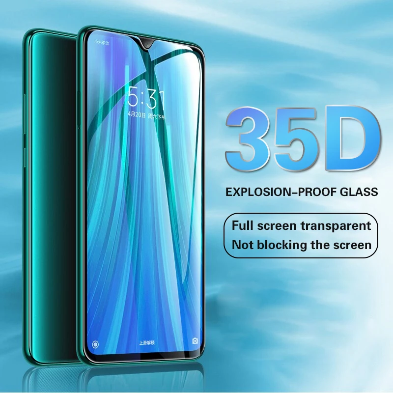 

35D Protective Glass For Xiaomi Redmi 8 8A Rdemi 7 7A Tempered Screen Protector Glass on Xiaomi 9 Pro CC9 CC9e Full Cover Film