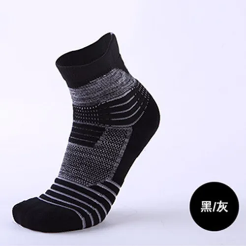black grey 80 г высококачественные профессиональные спортивные носки дышащие дорожные велосипедные носки мужские и женские спортивные носки для велоспорта - Цвет: black grey
