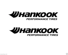 

For 2Pcs (2)Hankook Performance Tires Decal Sticker Car Styling