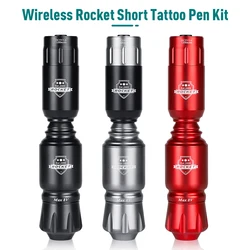Mini Rocket Tattoo Machine Set Japan Motor Wireless Tattoo Power Supply Professional RCA Interface Rotary Tattoo Pen Kit