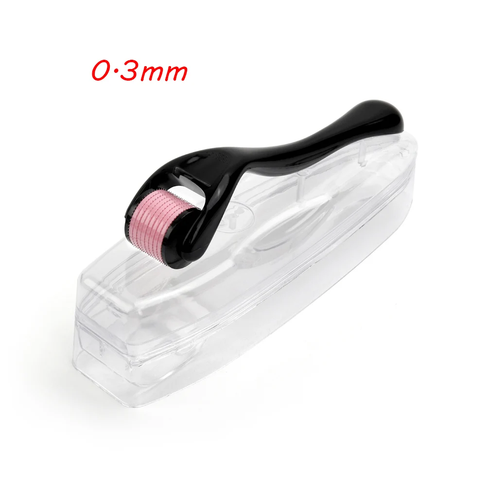 Pink 0.3mm DRS 540 Derma ролика 0,2/0,25/0,3 мм титановые иглы Mezoroller Dr ручка машина для средств по уходу за кожей для ухода за волосами, Лечение выпадения ручка - Цвет: Pink 0.3mm