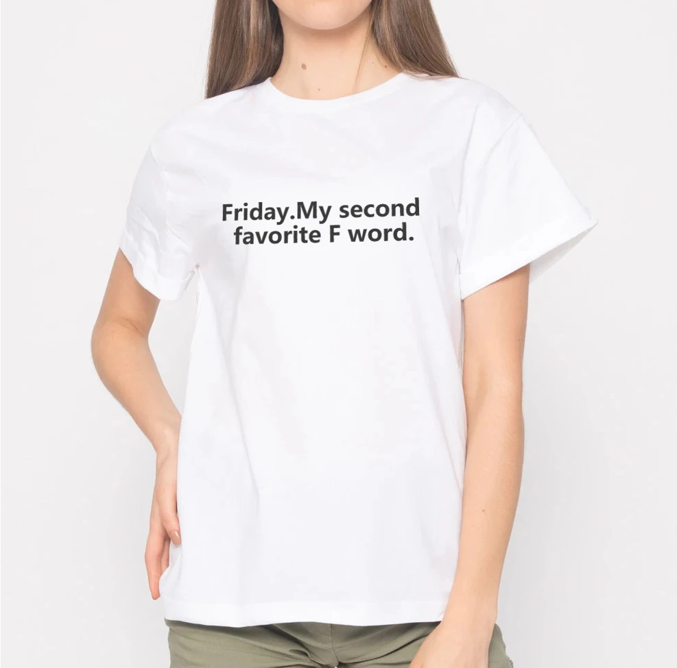 レディースパロディーtシャツおかしい言葉プリント金曜日私第二お気に入りfワード女性tシャツファッションユニセックスtシャツの男の面白いtシャツ Tシャツ Aliexpress レディースパロディーtシャツおかしい言葉プリント金曜日私第二お気に入りfワード女性tシャツファッションユニセックスtシャツの男の面白いtシャツ Tシャツ Aliexpress