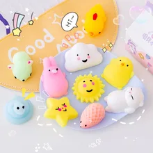 Jouet anti Stress de dessin animé, 5 pièces, mignon, anti Stress, amusant, pour enfants, cadeau amusant, I1662H