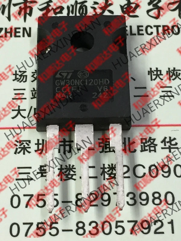 20 шт./лот STGW30NC120HD-247 с изолированным затвором(IGBT) 1200V 60A