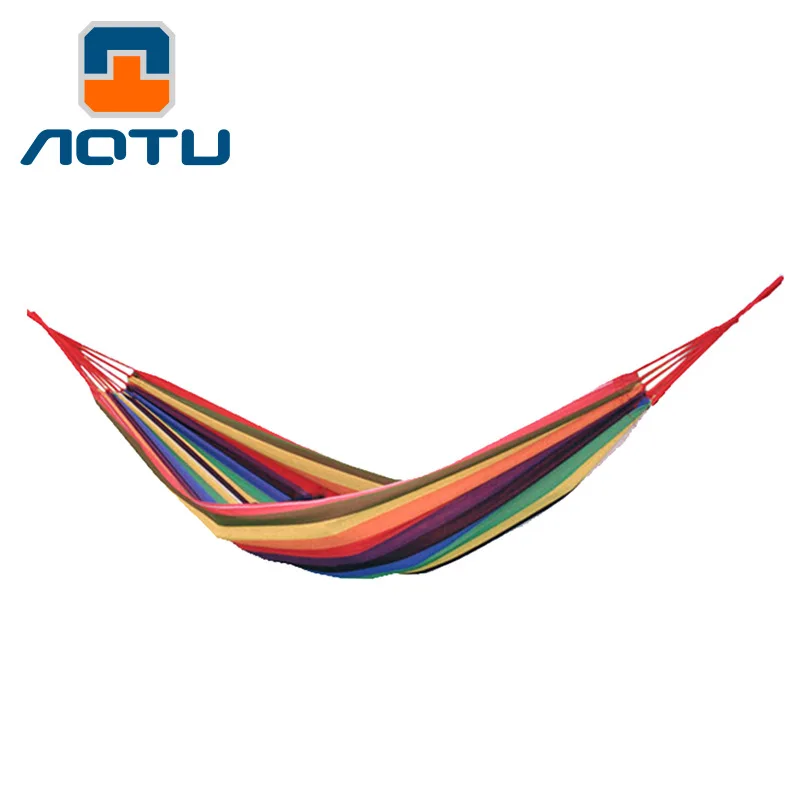 

Outdoor Casual Swing Camping Single Person Canvas Hammock Adult Camping Beds Cross Border AT6715 a Generation of Fat