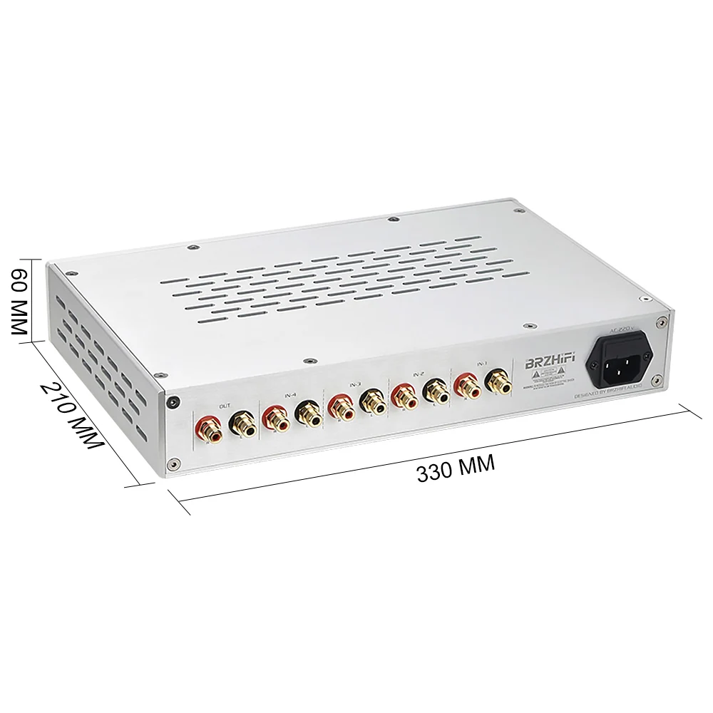 AIYIMA HiFi Class A Preamp Amplifier Treble Midrange Bass Independent Tone Volume Control Preamplifier 4 Way Input Home Theater