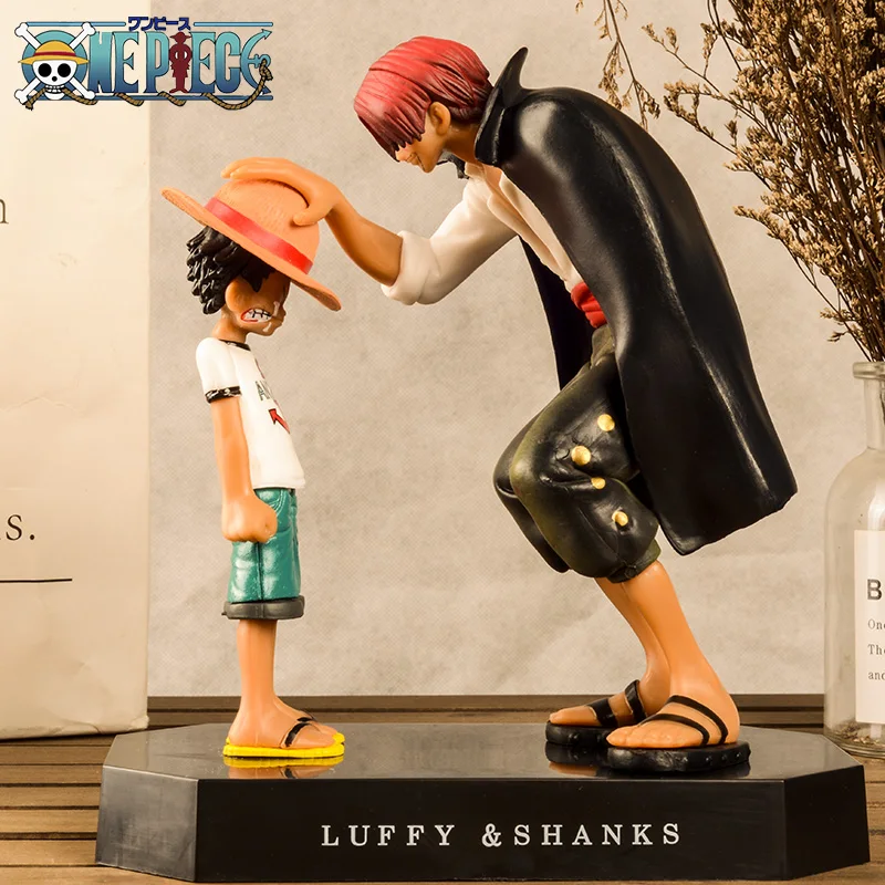 Фигурки героев аниме Luffy And Shanks фигурки мультфильмов декоративные модели