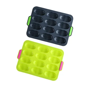 

Rectangle Silicone Cake Cooking Baking Tray with Handle Non-stick Heat Resistant Pan Bakeware Dishes Mould Kitchen Products