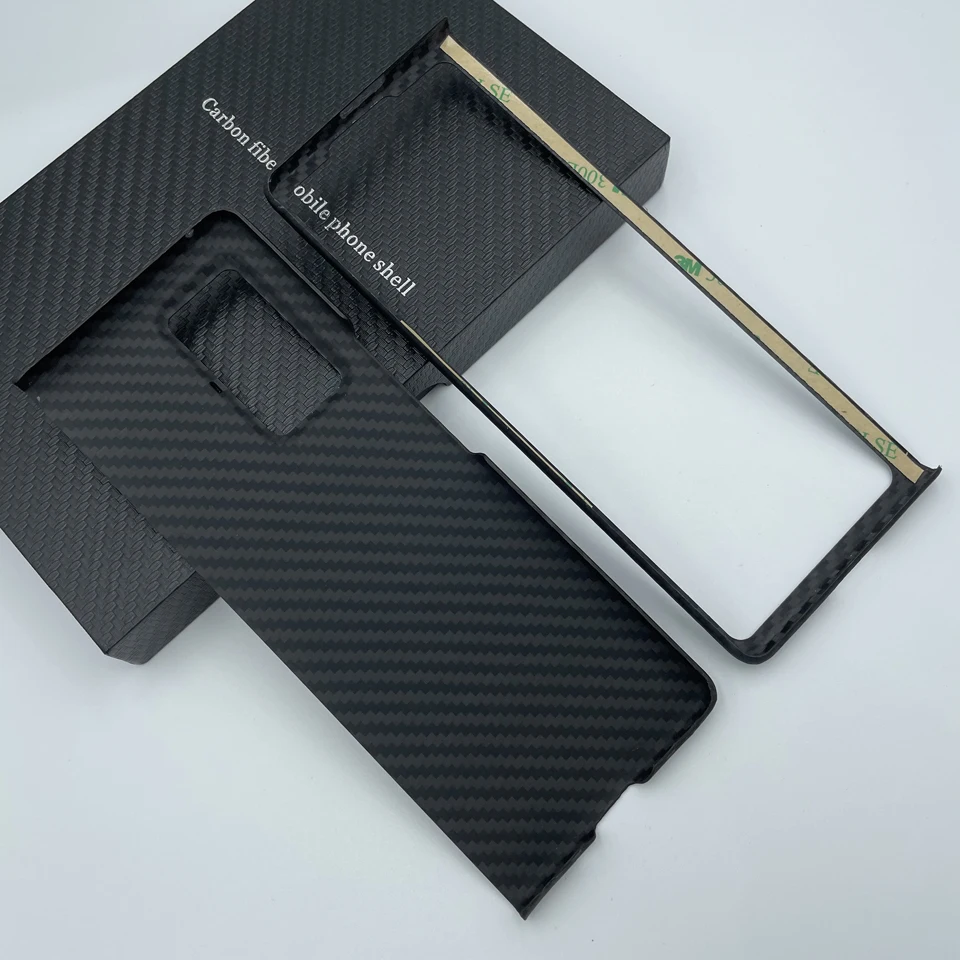 Real Carbon Fiber Phone Cover for Samsung Galaxy Z Fold 2 Carbon Fiber Case Z Fold 2 5G SM F916B SM F916N Hard Cover Case