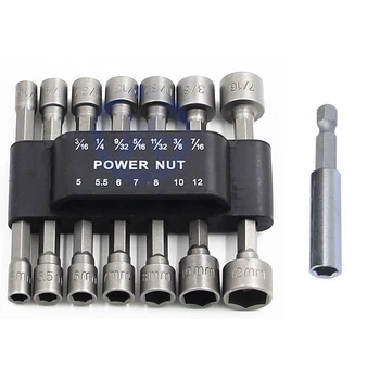 

5/5.5/6/7/8/10mm Screwdriver Holder Bit Drill Chuck Adapter Extension Socket