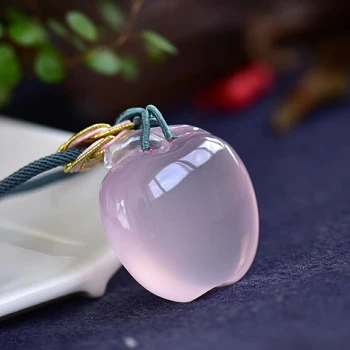 

Genuine Natural Rose Quartz Star Light Women Men Pink Pendant 39*36.2*21.3mm Apple Mozambique For Love Crystal Jewelry AAAAA