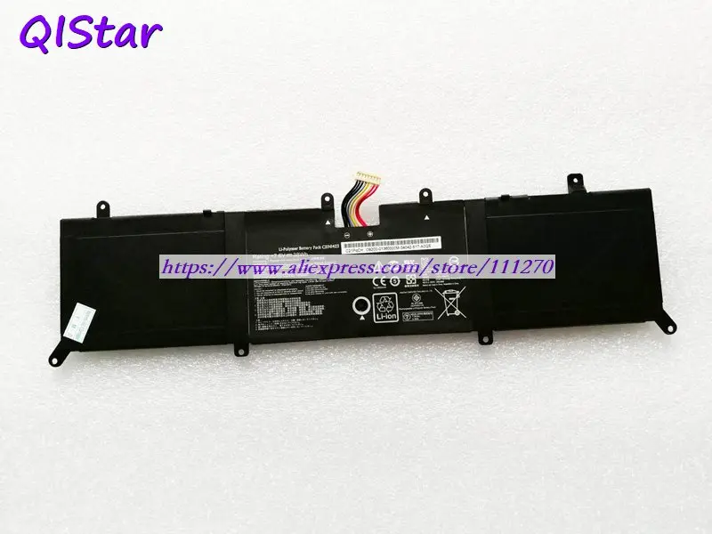 QISTAR 7,6 V 38Wh подлинный C21N1423 C21PqCH Аккумулятор для ноутбука Asus X302LA X302LJ X302UA