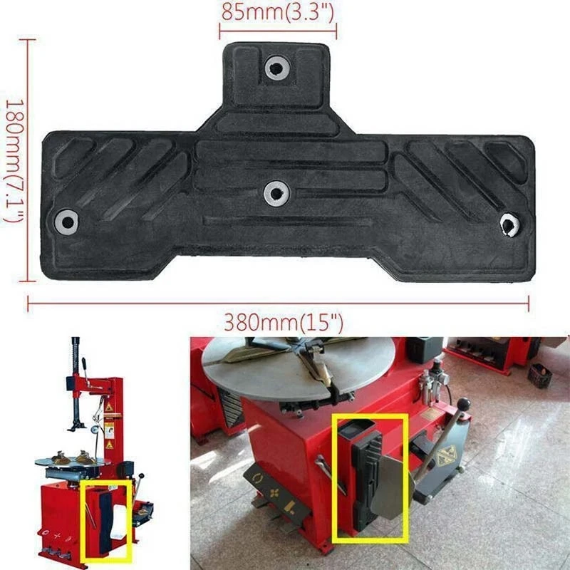 1PC COATS Tire Changer Machines Parts 380mm Rubber Protection Plate Pad