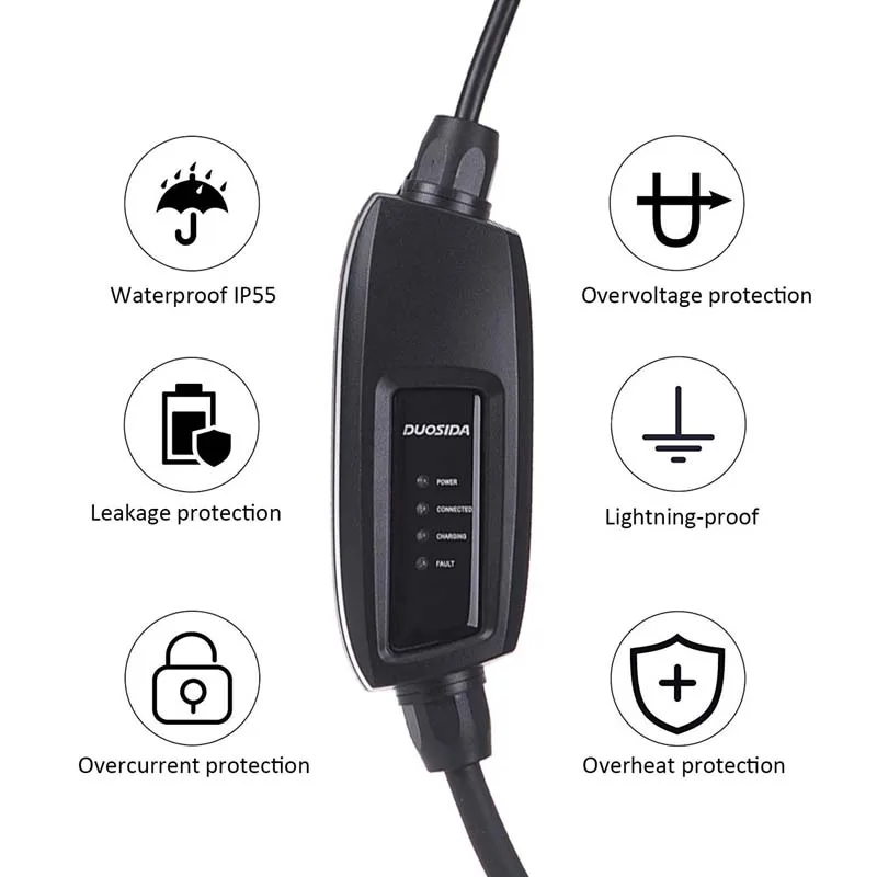 J1772 EV Charger car charging  (3)