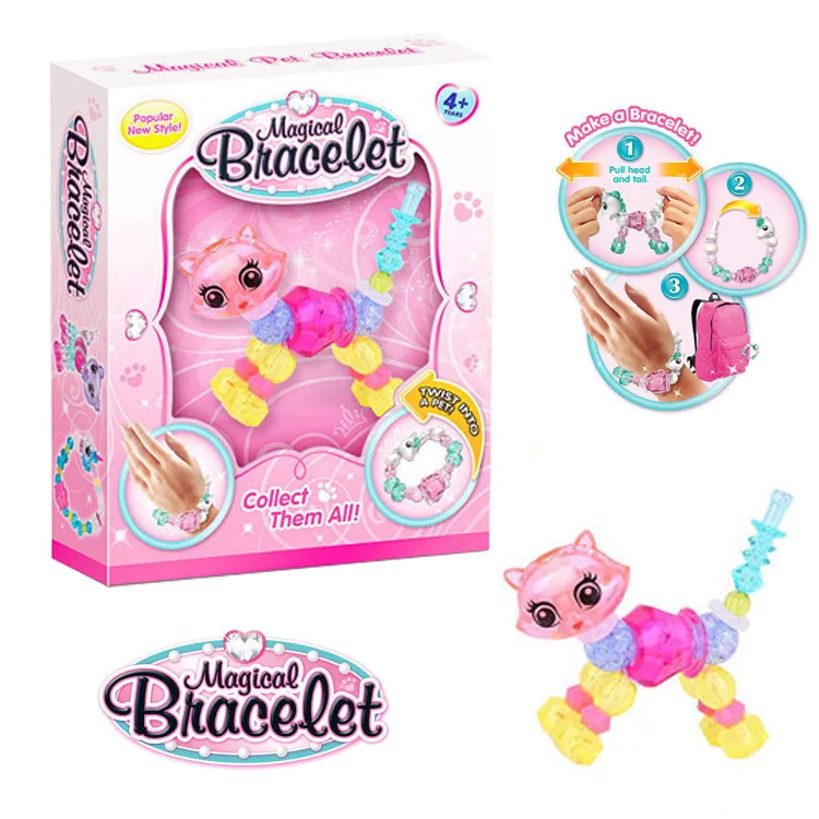 

Hot Selling Toy Twisty Petzdiy Magic Pet Animal Unicorn Children Transformation Bracelets