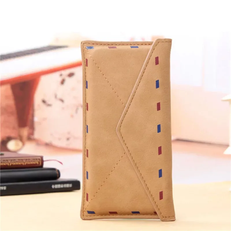 BROWN Универсальный кожаный чехол для iPhone 11 Pro Max, чехол, винтажная Сумка-конверт, для iPhone 8 Plus, 7, 6, 6s, 11 Pro, XR, XS, Max, сумка для телефона, EEMIA - Цвет: BROWN