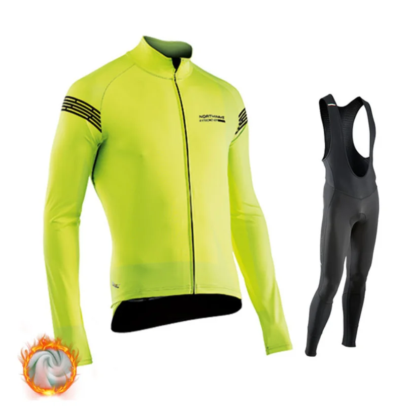 2019 NW Northwave Pro Team зимний велосипедный костюм Ropa Ciclismo Hombre с длинным рукавом комплект