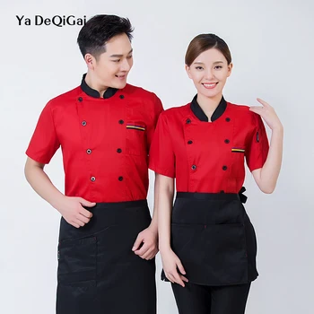 

cake Western restaurant Breathable Chef restaurant uniform Waiter Baked goods Hotel uniform Chef shirts Workbench Cafe breakfast