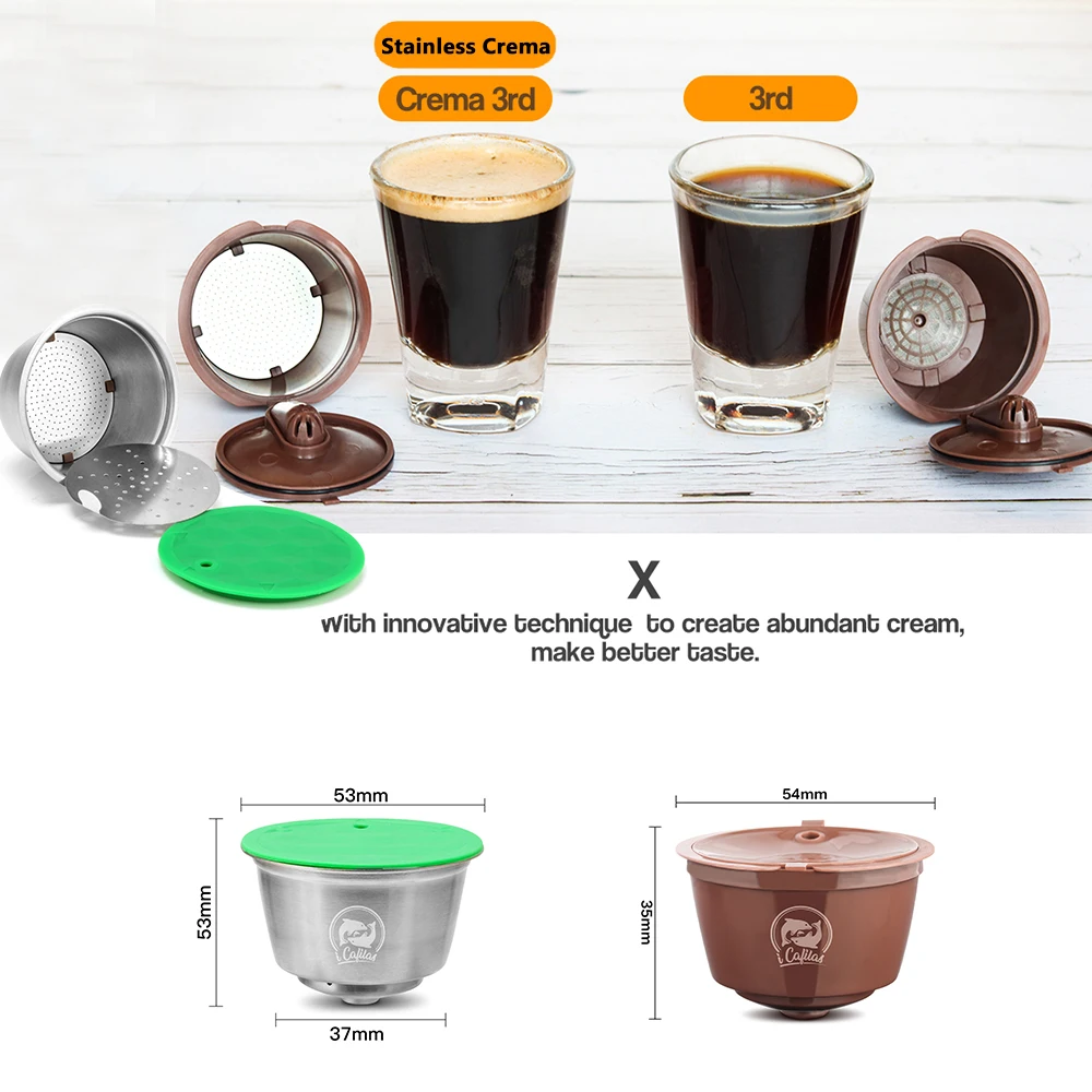 Reusable Filter Pod For Nescafe Dolce 