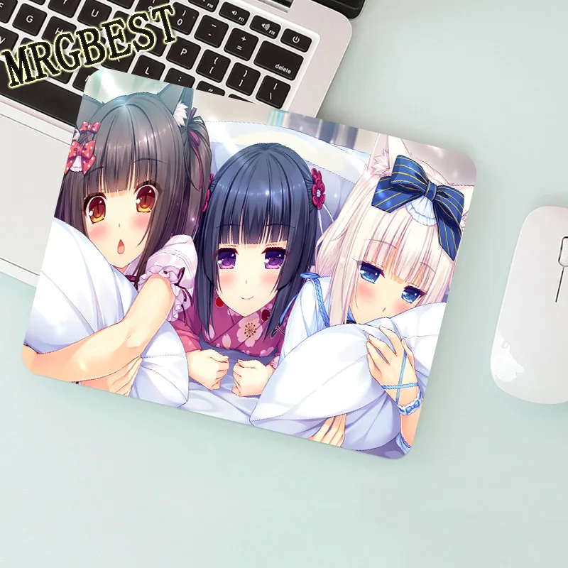 Коврик для мыши MRGBEST с аниме Шоколад и ваниль большой игровой компьютерный коврик