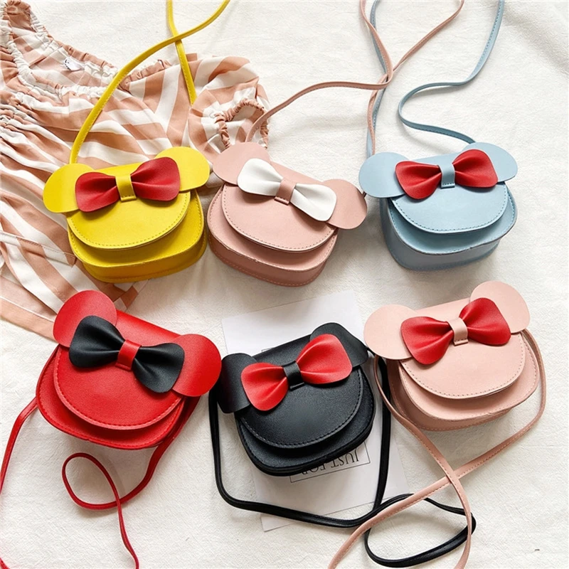 Girls Mini Shoulder Bag Women Messenger Cute Bow Tie Small Baby Purse Fashion Crossbody |