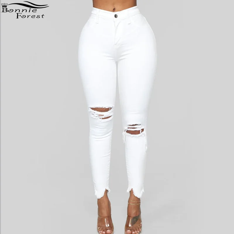 white skinny capris