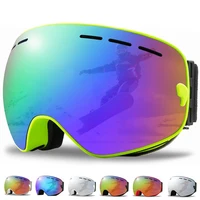 GOBYGO Double Layers Ski Goggles Outdoor Sports Ski Googles Snow Snowboard Glasses Anti-Fog Anti-dust Snowmobile Eyewear Unisex 1