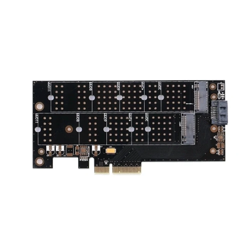 Адаптер NVMe Protocol карта PCI-E X4 порт M.2(PCI-E) SSD конвертер SATA порт M.2(SATA) SSD адаптер карта