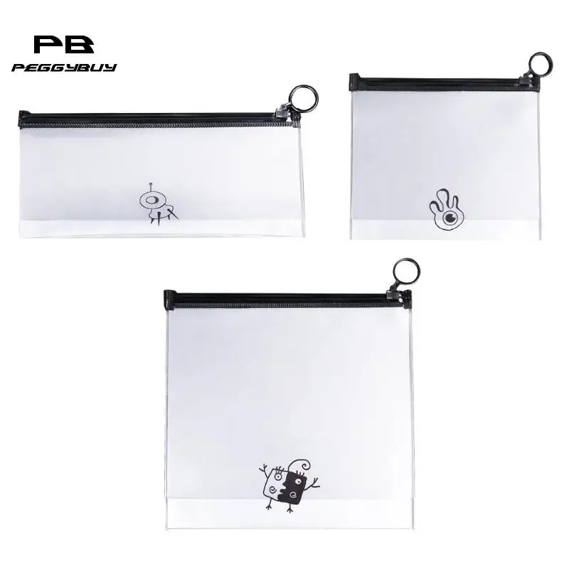

Clear Waterproof Makeup Bag Transparent Women Travel Cosmetic Wash Pouch