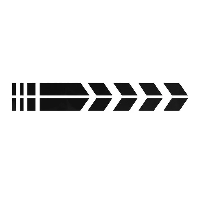 Professional 6Colors Motorbike Decoration Accessories Bicycle Fender Removable Stripe Design Tape Motorcycle Reflective Sticker |