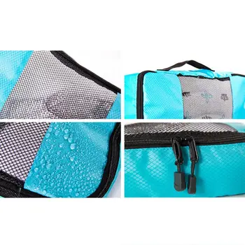 

4pcs Travel Storage Bags Travel Luggage Packing Organizers with Laundry Bag C90E