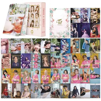 

54Pcs/Set KPOP TWICE Girls Album Photo Card Self Made LOMO Card Photocard Fan Collection