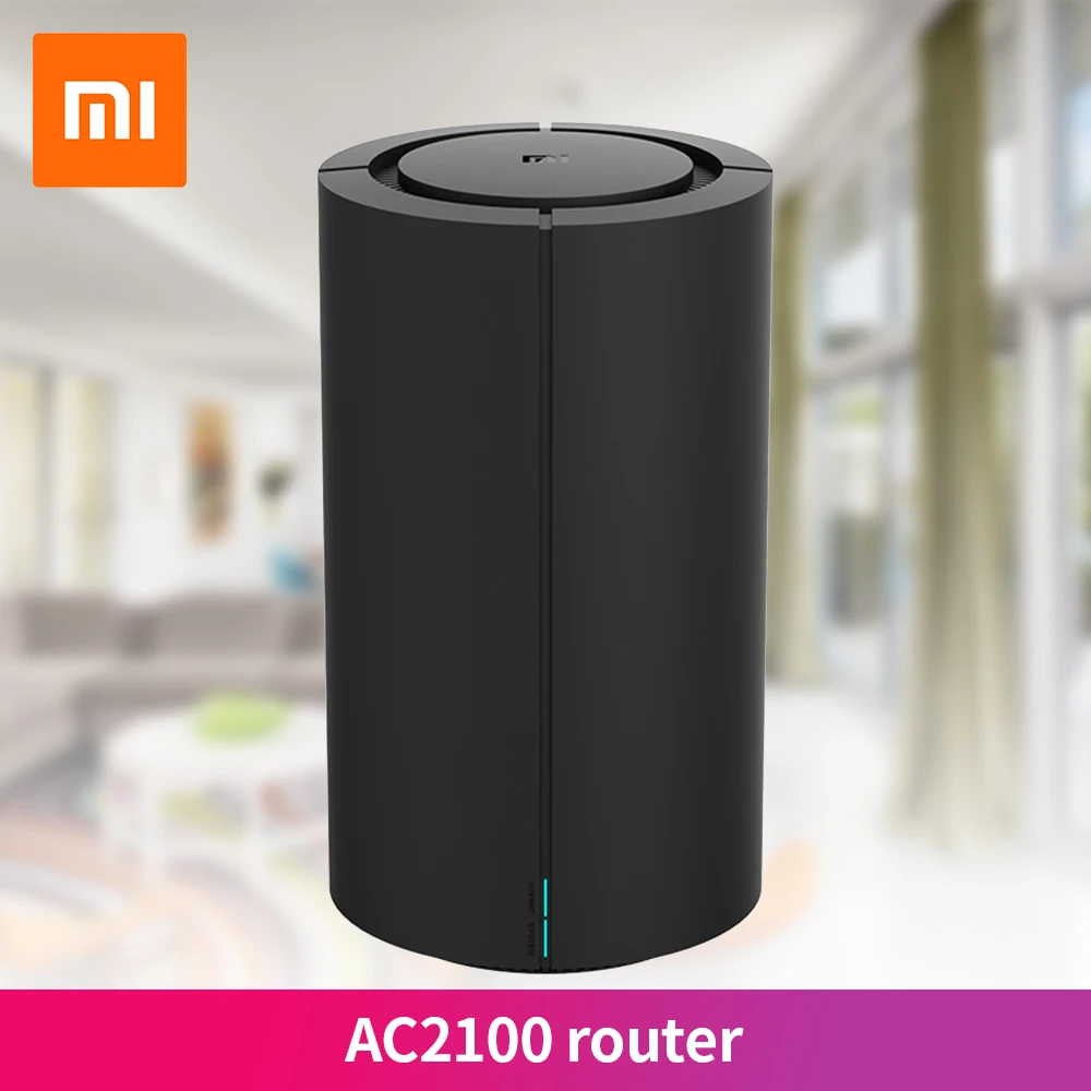 Xiaomi Mi Router AC2100 Dual Frequency Routers WiFi 128MB 2.4GHz 5GHz Core CPU Game Remote APP Control For Mihome with eu plug |