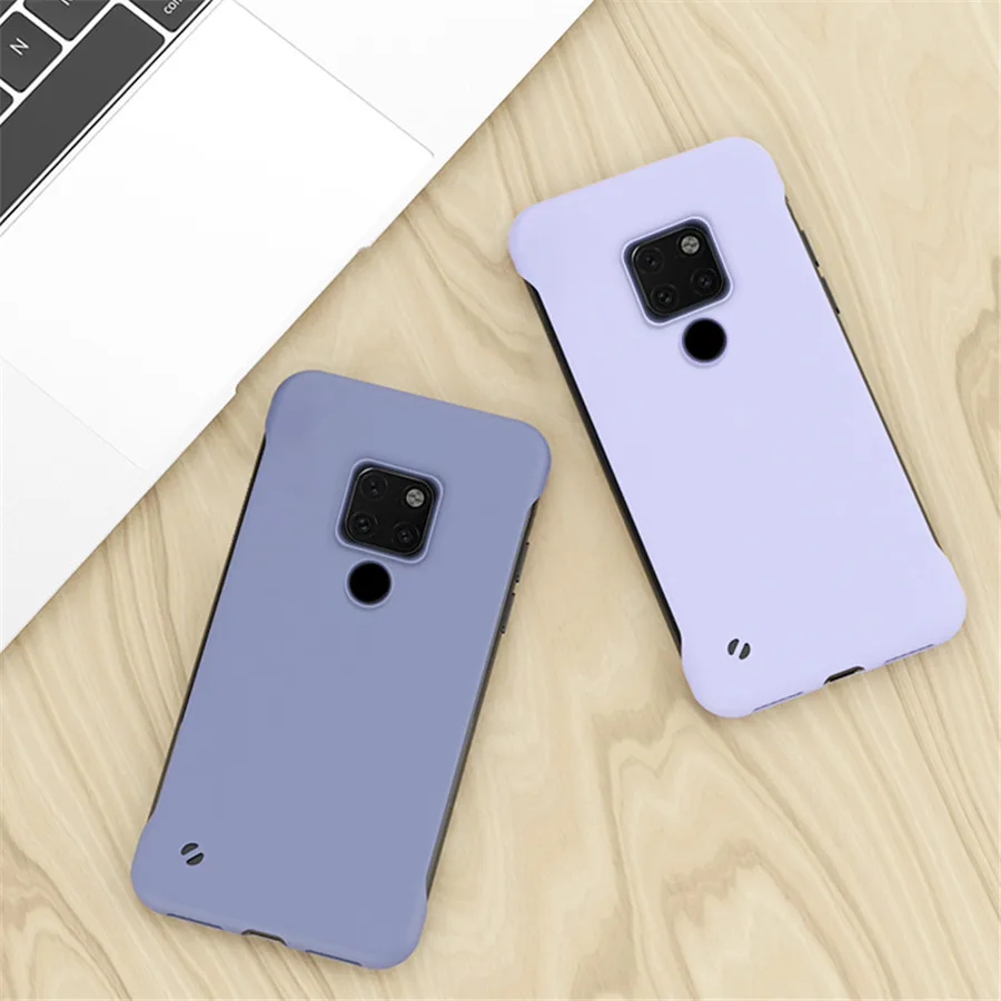 Матовый Scrub Жесткий ПК без полей для huawei P20 P30 Pro Lite mate 20 pro Nova 3e 3i 4 4e 5 5i honor 9x