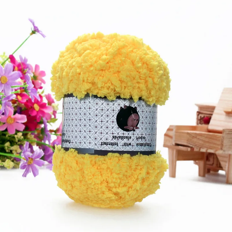 Пряжа для вязания крючком DIY кашемировая пряжа для вязания мягкая теплая Детская Пряжа для ручного вязания товары ручной вязки шерсть коралловый кашемир плюш - Цвет: 4