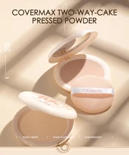 FOCALLURE-corrector mate, Control de aceite, resistente al agua y de larga duración, en húmedo y seco, compacto, crema de incrustación de maquillaje