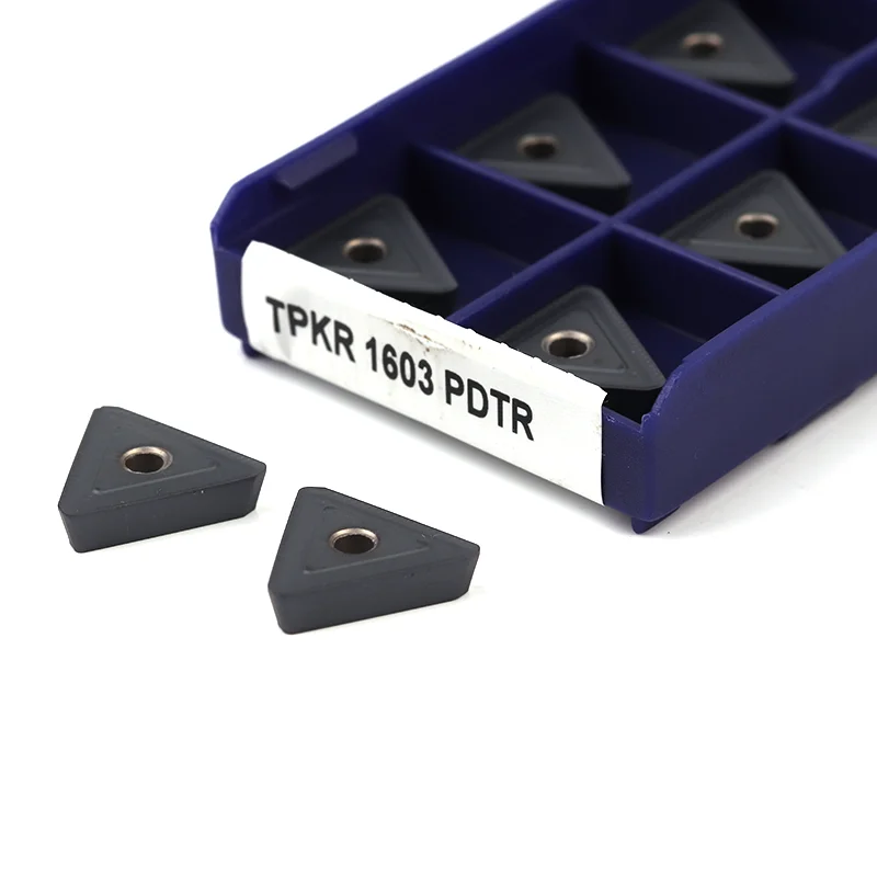 10pcs TPKR1603 TPKN1603 TPKR2204 TPKN2204 PDTR LT30 Carbide Milling Inserts CNC Lathe Metal Cutting Tools TPKR TPKN 1603 Blade |