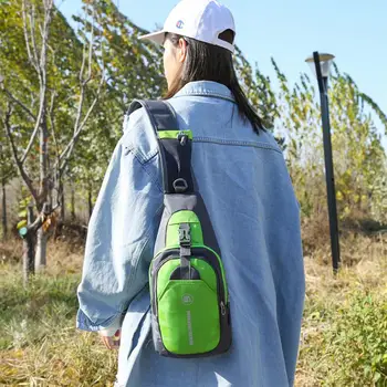 

Chest Pack Colorful Outdoor 5 Color Polyester Money Bank Card Satchel Waterproof Unisex Chest Bag Luggage Bags Shopping