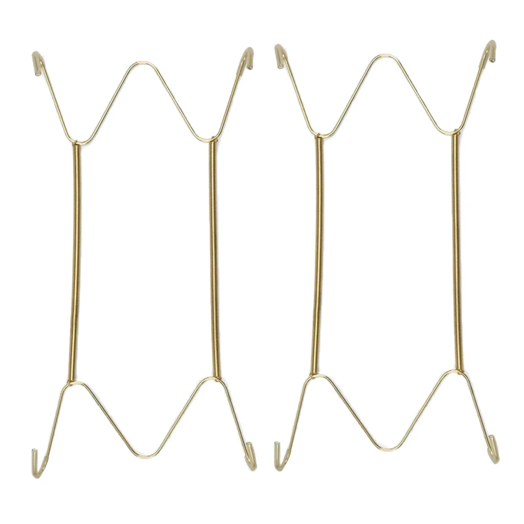 Invisible Metal Wire Plate Hangers Dish Display Holder with Smooth Tip 6'-16'