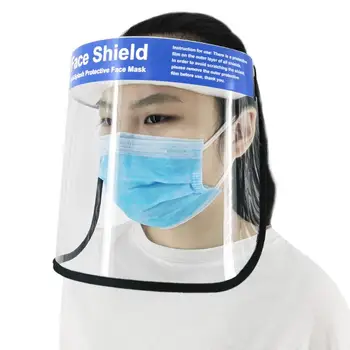 

Clear Safety Anti-Splash Protective Face Mask Face Shield Anti Spitting Facial Ears Protection Cover Mask Visor