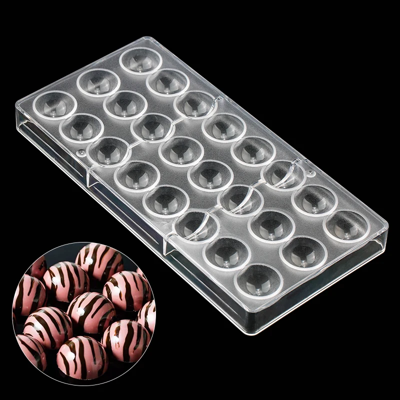 FAIS DU 24 Half Ball Chocolate Mould DIY Baking Molds For Sweets Chocolate Maker Mousse Candy Mold Baking Pastry Tool